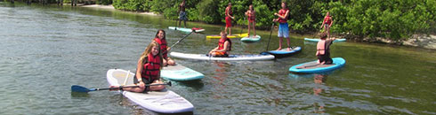 Summer camp paddleboard