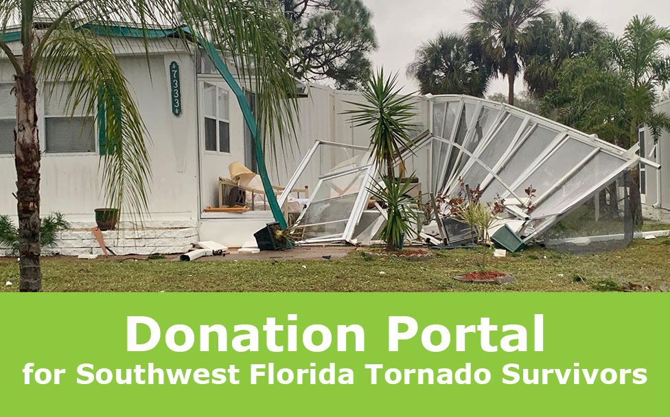 Donation Portal for Southwest Florida Tornado Survivors